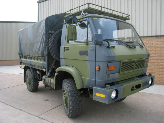MAN 8.136 4x4 Drop side cargo truck - Govsales of ex military vehicles for sale, mod surplus